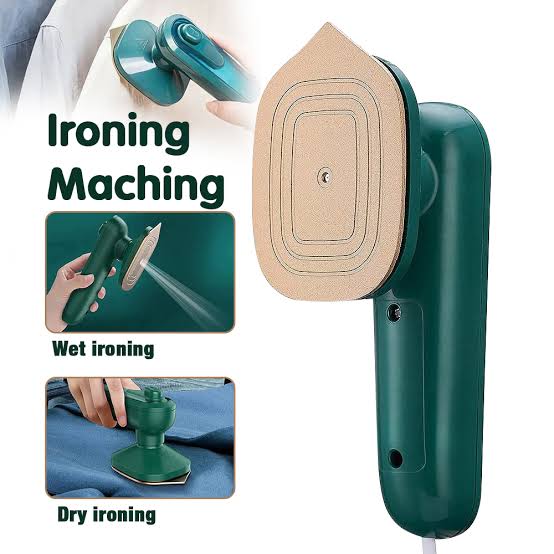 Portable Electric Steam Iron – Handheld Garment Steamer for Home & Travel